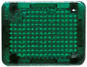 Окошко с символом для "KO-клавиш", зеленое, без символа 33GN