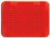 Окошко с символом для "KO-клавиш", красное, без символа 33NR