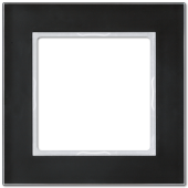 Рамка 1-кратная, черная AC581GLSW