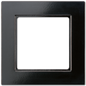 Рамка 1-кратная, черная AC581SW