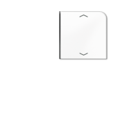 клавиша с символом для 3 и 4-клавишного пульта KNX, белая, для серии CD ( нижняя левая, верхняя правая  и нижняя левая) CD404TSAPWW23