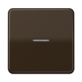 Клавиша с окошком для выключателя и кнопки с подсветкой, коричневая CD590KO5BR