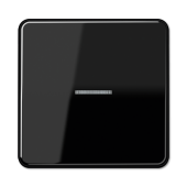 Клавиша с окошком для выключателя с подсветкой, черная CD590KO5SW