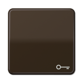 Клавиша с символом "ключ", коричневая CD590TBR