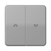 Клавиши для выключателя управления жалюзи 509VU и кнопки 539VU, серые CD595PGR