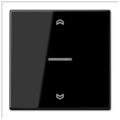 Клавиша блока управления жалюзи с возможностью подсоединения датчиков, чёрная LS5232SSW