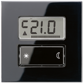 Дисплей-крышка для термостата с таймером, чёрная LSUT238DSW
