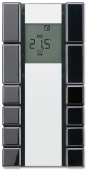 EIB комнатный контроллер, 6 групп, черный RCD2024SW