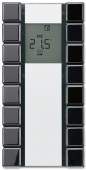 EIB комнатный контроллер, 8 групп, чёрный RCD2044SW