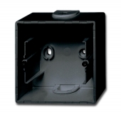 Коробка для открытого монтажа, 1-постовая, серия Basic 55, цвет chateau-black 1701-95-507