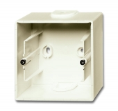 Коробка для открытого монтажа, 1-постовая, серия Basic 55, цвет chalet-white 1701-96-507