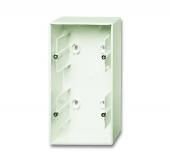 Коробка для открытого монтажа, 2-постовая, серия Basic 55, цвет chalet-white 1702-96-507