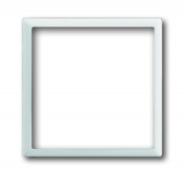 Плата центральная (накладка) для механизма светоиндикатора 2062 U, серия impuls, цвет белый бархат 1716-774