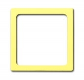 Плата центральная (накладка) для механизма светоиндикатора 2062 U, серия solo/future, цвет sahara/жёлтый 1716-815
