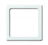 Плата центральная (накладка) для механизма светоиндикатора 2062 U, серия solo/future, цвет альпийский белый 1716-84