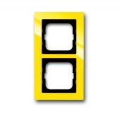 Рамка 2-постовая, серия axcent, цвет жёлтый 1722-285