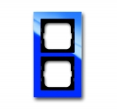 Рамка 2-постовая, серия axcent, цвет синий 1722-288