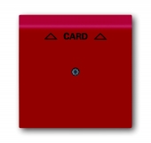 Плата центральная (накладка) для механизма карточного выключателя 2025 U, серия impuls, цвет бордо/ежевика 1792-777