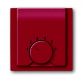 Плата центральная (накладка) для механизма терморегулятора (термостата) 1094 U, 1097 U, серия impuls, цвет бордо/ежевика 1794-777