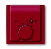Плата центральная (накладка) для механизма терморегулятора (термостата) 1095 U, 1096 U, серия impuls, цвет бордо/ежевика 1795-777