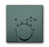 Плата центральная (накладка) для механизма терморегулятора (термостата) 1095 U, 1096 U, серия solo/future, цвет meteor/серый металли 1795-803