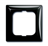 Рамка 1-постовая, серия Basic 55, цвет chateau-black 2511-95-507