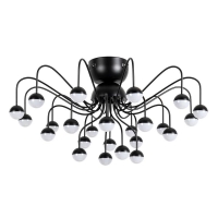 Потолочная светодиодная люстра Arte Lamp Dexter A3619PL-24BK