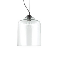 Подвесной светильник Ideal Lux Bistro SP1 Square Trasparente