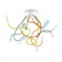 Потолочная люстра Ideal Lux Multiflex PL8 Color